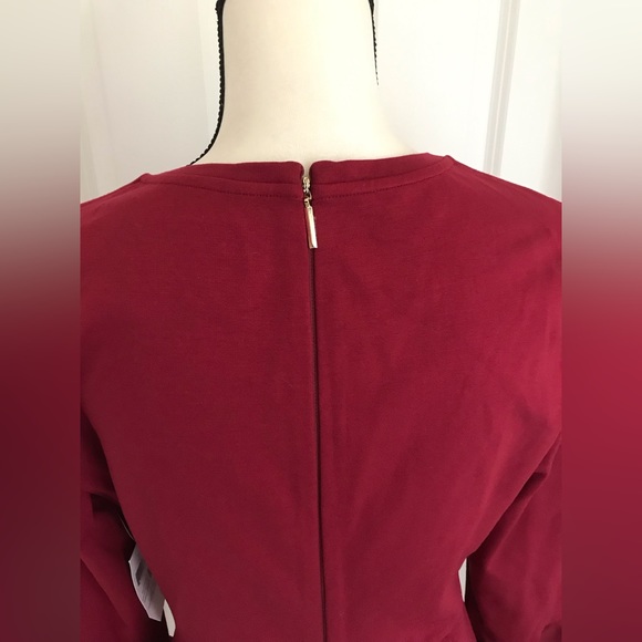 Kate Spade Colorblock Bell Sleeve Ponte Dress - Picture 5 of 7